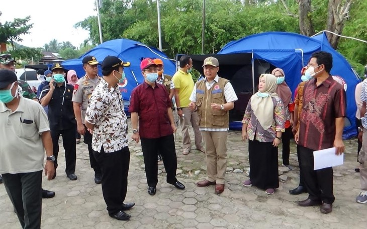 Gubernur Bengkulu Rohidin Mersyah saat memberikan arahan