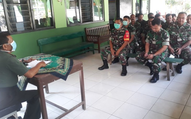 Danramil Kemusu Berikan Arahan ke babinsa