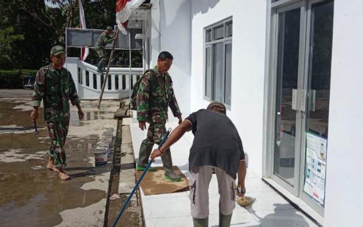 Persiapan Satgas TMMD Reguler Pekalongan Menerima Kunker Wasev Kasad