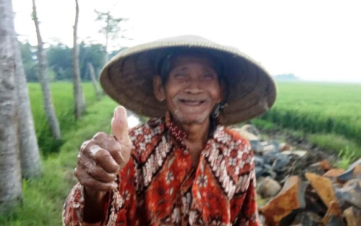 Mbah Suryodo (95) warga Dukuh Jlubang