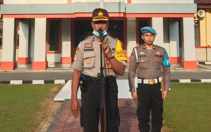 Kabag Ren Polres Labuhanbatu Ingatkan Seluruh Personel Tetap Waspada Covid-19