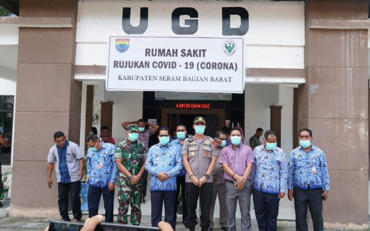 Pemda SBB bersama TNI-Polri rapat bersama untuk bentuk tim pencegahan virus corona