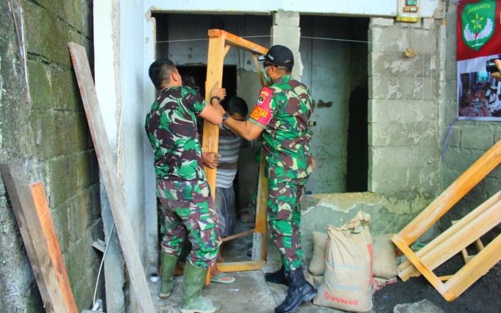 Dansatgas TMMD 107 Kodim 0508/Depok Optimis Rampungkan Renovasi Rutilahu