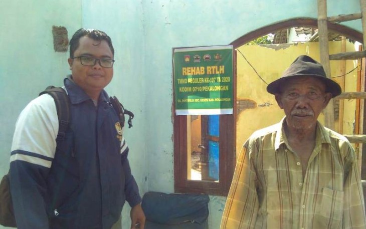 RTLH TMMD Reguler Pekalongan Juga Dipantau Pihak Disperwaskim