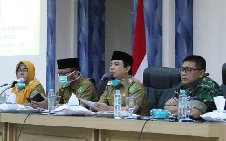 Wakil Wali Kota Bengkulu Dedy Wahyudi Saat Menyampaikan Arahan 