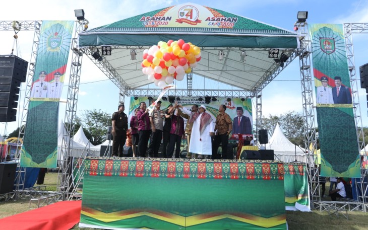 Bupati Surya Resmi Buka Pameran Asahan Expo Dalam Rangka Hari Jadi Ke-74