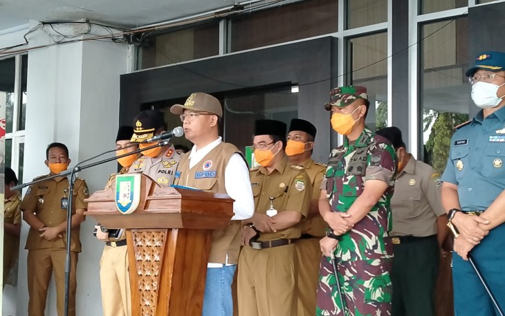 Gubernur Bengkulu Rohidin Mersyah Konferensi Pers 