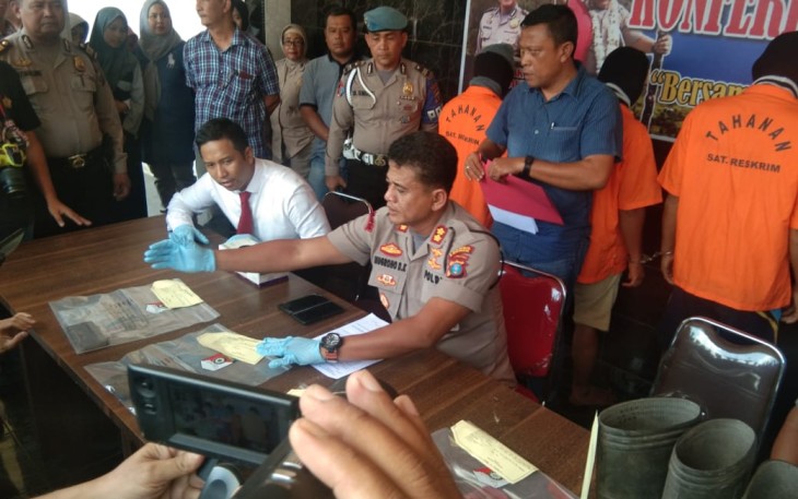 Konferensi Pers Polres Asahan
