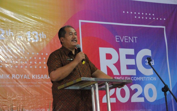Sekdakab Asahan Buka Event 3RD REC Dorong Siswa Dan Mahasiswa Gemar Berbahasa Inggris