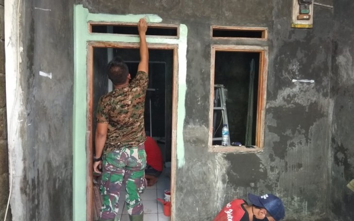 Begini Kondisi Terkini Rumah Thiharoh yang Direnovasi Satgas TMMD 107 Kodim 0508/Depok