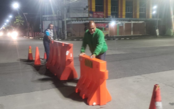 Pemkot Tegal Dirikan Posko Pemeriksaan Usai Bongkar Beton Penutup Jalan
