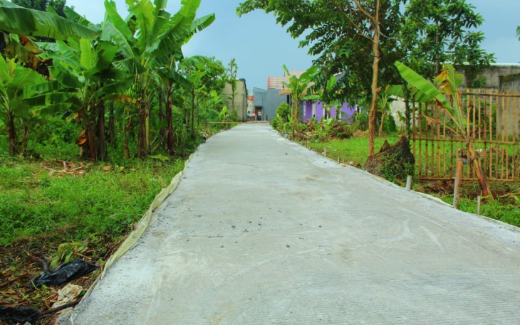 Jalan Haji Amain Dicor Satgas TMMD 107 Kodim 0508/Depok