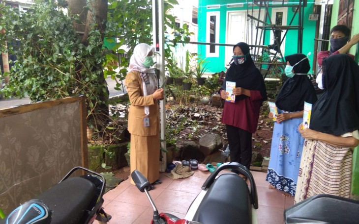 TMMD ke-107 Gelar Sosialisasi Cuci Tangan Secara Baik dan Benar ke Masyarakat