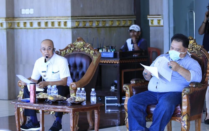 Bupati Bengkulu Selatan Gusnan Mulyadi dan Wakil Bupati Bengkulu Selatan Rifai Tajudin
