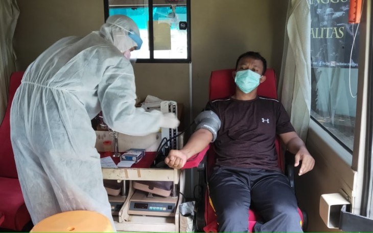 Kodim 0209/LB Laksanakan Donor Darah