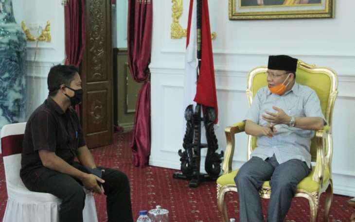 Gubernur Rohidin Rapat Terbatas bersama Manager PT. PLN UP3 Bengkulu