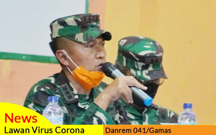 Komandan Korem 041 Gamas Kol. Inf. Dwi Wahyudi