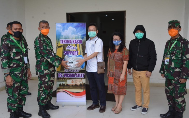 RS Darurat Wisma Atlet Mendapat Bantuan Dari Para Donatur