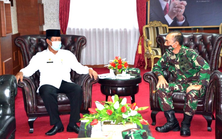 Danrem 033/WP Silaturahmi Bersama Plt Gubernur Kepri
