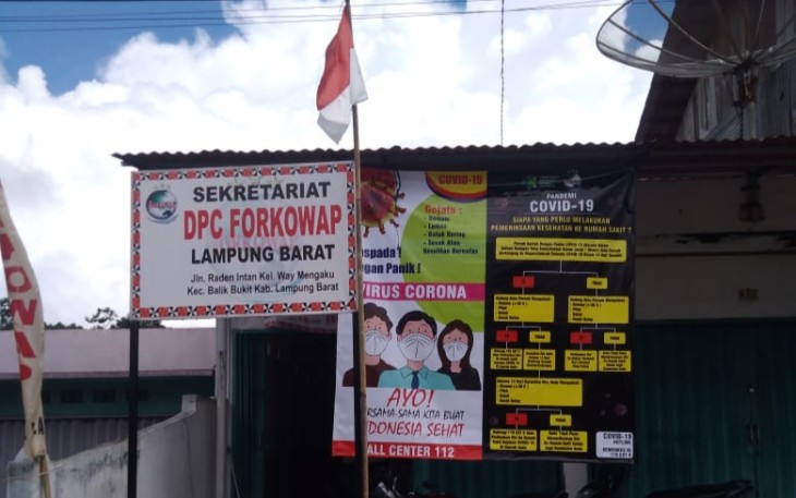 DPC Forkowap Lambar Dukung Pemerintah Cegah Covid-19