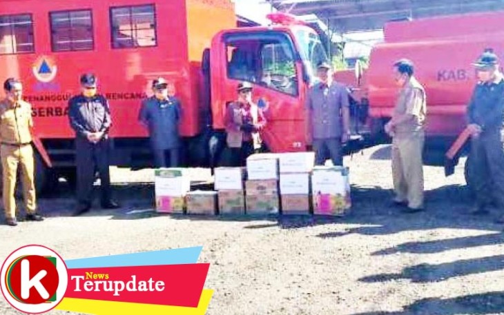DPRD Bengkulu Utara Beri Bantuan Disinfektan ke BPBD  