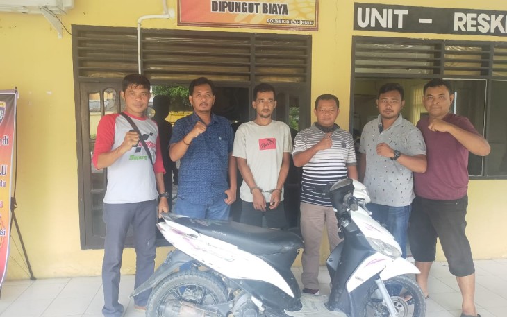 Polsek Bilah Hulu Tangkap Pelaku Penggelapan Motor