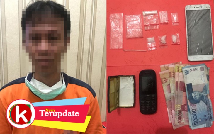 Tersangka dan Barang Bukti saat diamankan