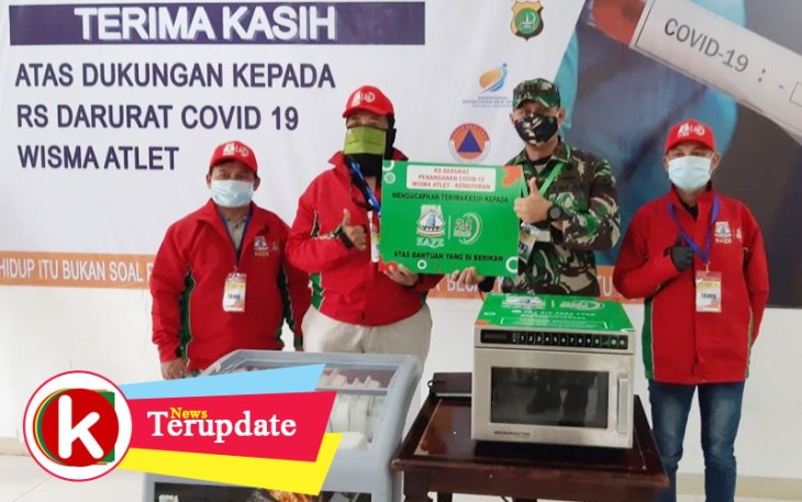 RSD Wisma Atlet Ucapkan Terima Kasih Atas Donasi Dari Kemensos RI