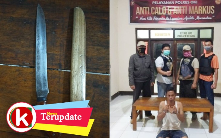 Tersangka dan Barang Bukti saat diamankan