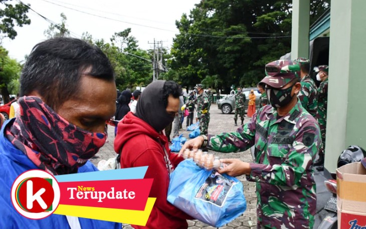 Korem 143/HO Kembali Salurkan Sembako Bantuan Pangdam XIV/Hsn
