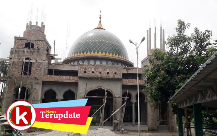 Pembangunan Masjid Baitul Hikmah Kodim 0209/LB Sudah Mencapai 80 Persen