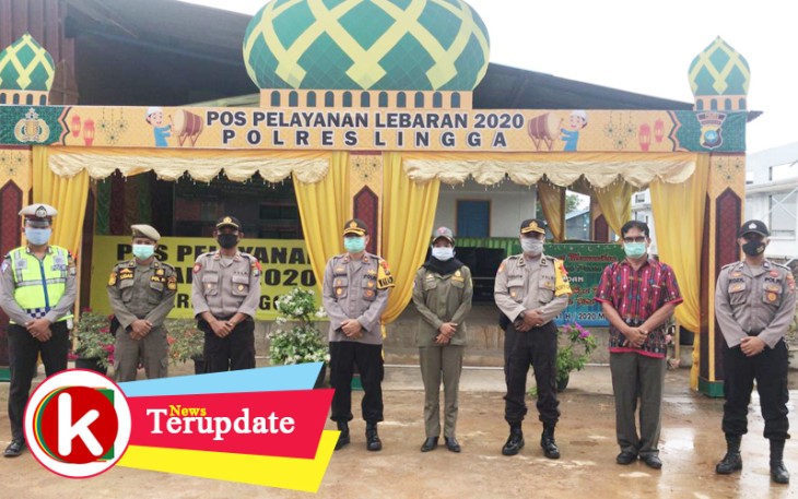 Waka Polres Lingga Cek Persiapan Personel di Pos Ops Ketupat Seligi 2029