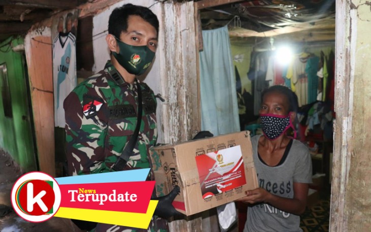 Abituren Akademi Militer 2012 Wirata Lasmana Bagikan Sembako dan Masker ke Masyarakat Terdampak Covid-19