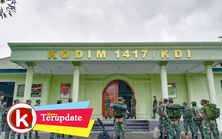 45 Prajurit Kodim Kendari Bergerak ke Wawonii