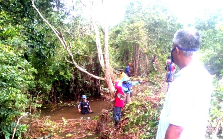 138 KK Warga Desa Lancang Kuning Ikut Program Padat Karya 2020