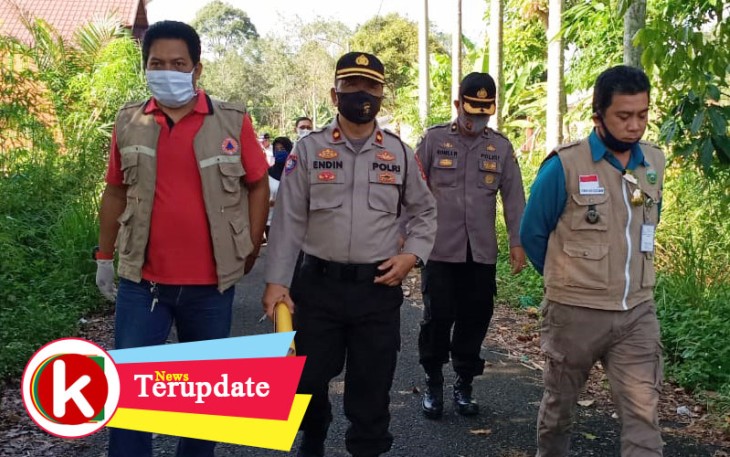 Tim Kampung Tangkal Covid-19 Polda Sumsel Kunjungi Kelurahan Taba Lestari