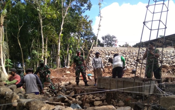 Pengecoran Rumah Supiyah Mulai Pengecoran