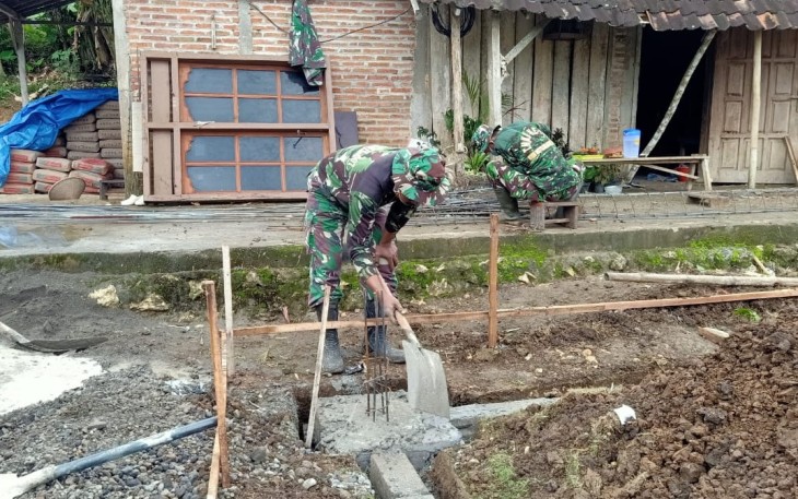 Pengerjaan Bangunan RLH Dikerjakan