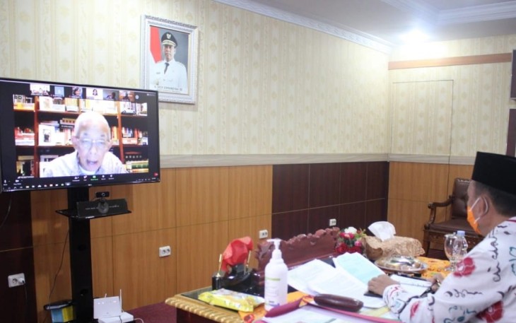 Virtual Meeting Pemprov Bengkulu