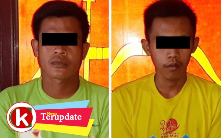 2 Pelaku saat diamankan petugas