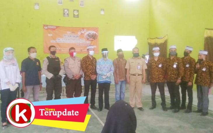 KPU Pesawaran Lantik Anggota PPS di Dua Kecamatan