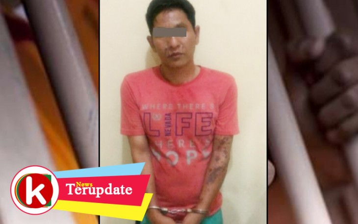Tersangka saat diamankan