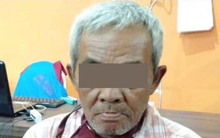 Tersangka saat diamankan