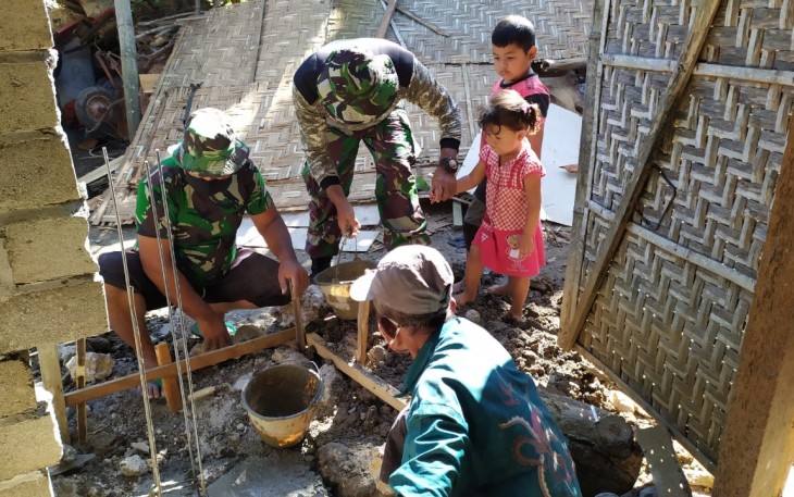 Warga Desa Ngepoh Sambut Gembira TMMD 108