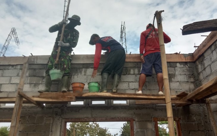 Pengerjaan Mushola TMMD 108 Juga dengan Alat Seadanya