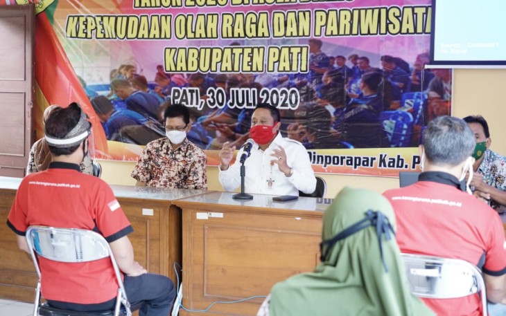 Wakil Bupati Pati Saiful Arifin (Safin) mengajak masyarakat khususnya para pemuda untuk tetap produktif di masa pandemi