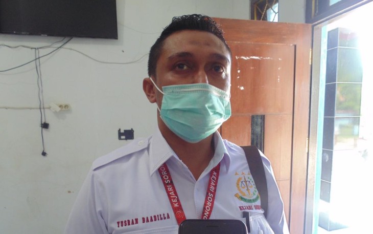 Yusran Ali Baadilah SH MH Ketua Tim Pendampingan penanganan Covid-19 untuk Raja Ampat dari Kejari Sorong.