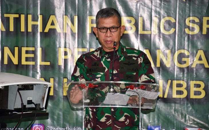 Panglima Kodam I/Bukit Barisan Mayjen TNI Irwansyah MA MSc