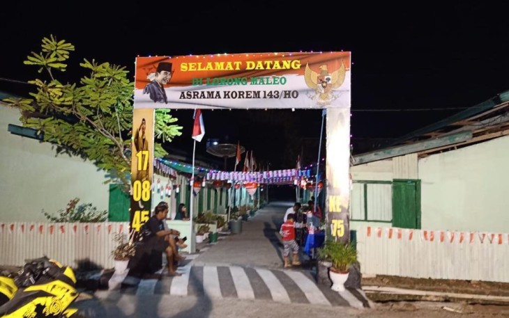Lorong Asrama Korem Penuh Warna