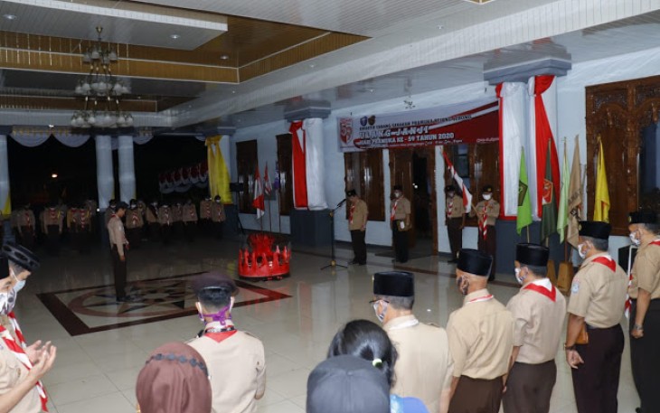 upacara peringatan hari Pramuka
